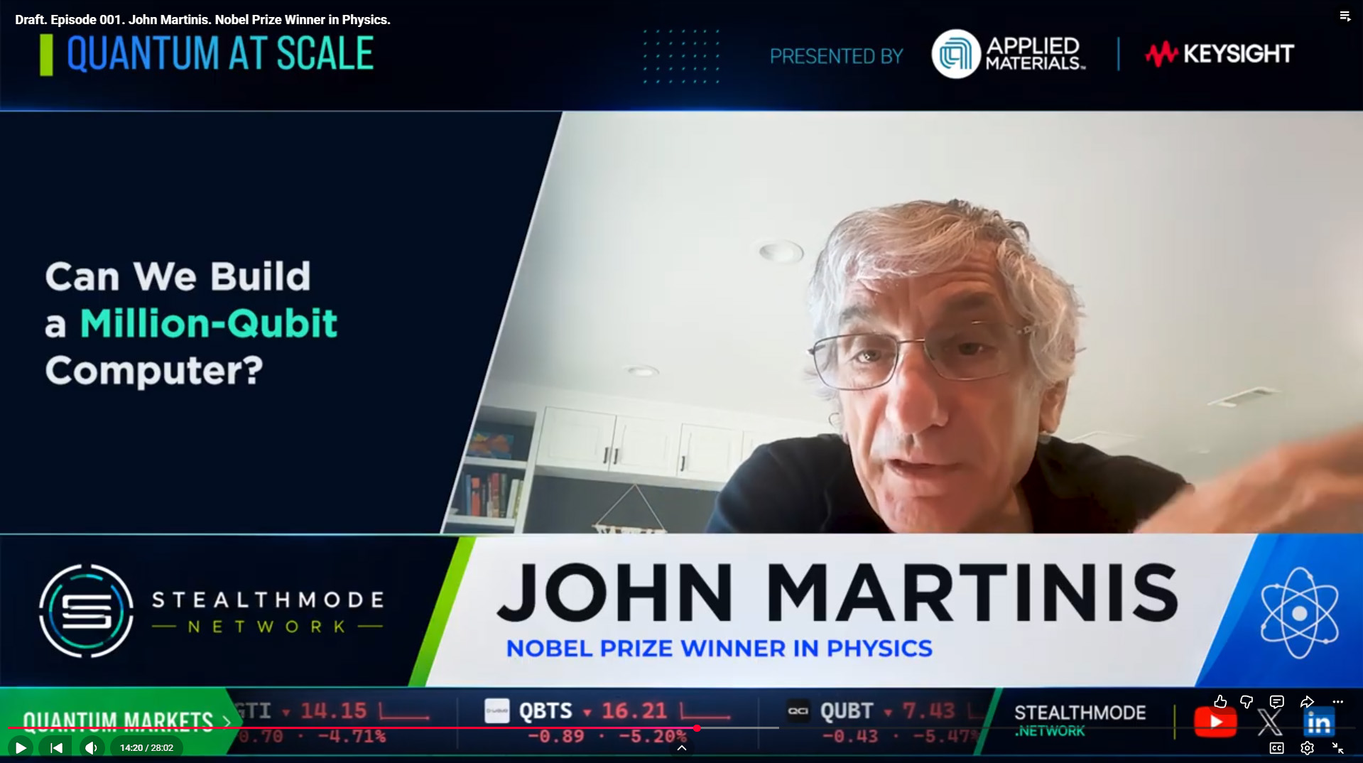 Episode 001 preview — Quantum at Scale with John Martinis